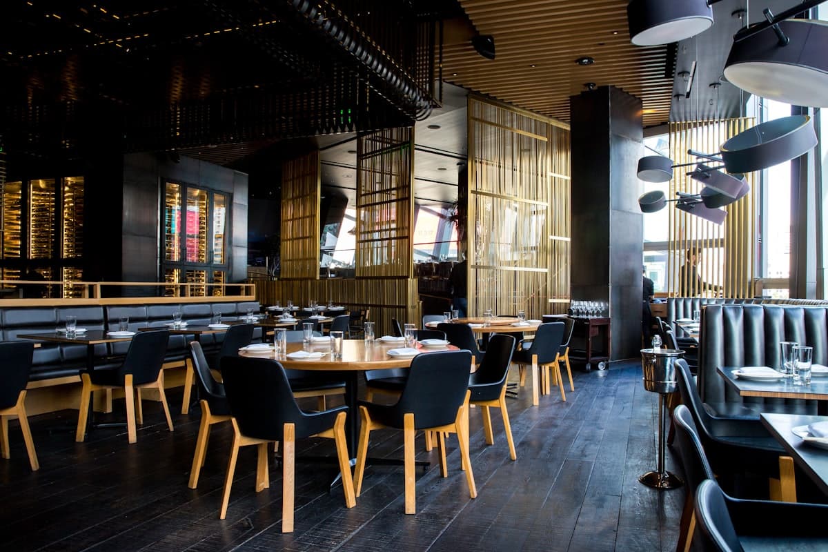 Elegant restaurant interior